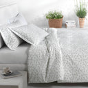 Duvet Cover with Pillowcases Mirabello Luisiana Fleuries Floral Percale