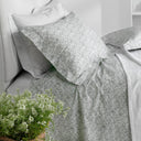 Duvet Cover with Pillowcases Mirabello Luisiana Sous-bois Floral Percale