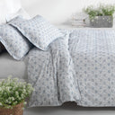 Duvet Cover with Pillowcases Mirabello Luisiana Floral Petite-bouquet Percale