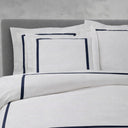 Mirabello Ritz Solid Color Percale Duvet Cover with Pillowcases
