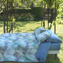 Duvet cover set with pillowcases Mirabello Vanishing flower Floral Percale