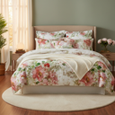 Emporium Scented-blossom Floral Percale Duvet Cover with Pillowcases