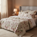 Emporium Fuchsia Floral Percale Sheet Set