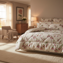 Emporium Fuchsia Floral Percale Sheet Set
