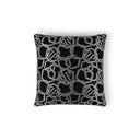 Philipp Plein Chains Plain Colour Jacquard Satin Decorative Cushion
