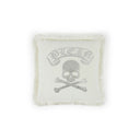 Philipp Plein Crystal Skull Solid Color Velvet Decorative Pillow