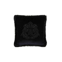 Philipp Plein Gothic Monogram Solid Color Velvet Decorative Pillow