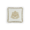 Philipp Plein Gothic Monogram Solid Color Velvet Decorative Pillow