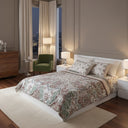 Mirabello Kashmir Moderno Luisiana Percale Bedspread with Pillowcases