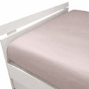 Mirabello Brera Precious Sateen Fitted Sheet Solid Color Cotton Sateen