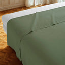 Mirabello Luisiana Solid Color Percale Top Sheet Louisiana