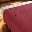 Mirabello Luisiana Solid Color Percale Top Sheet Louisiana