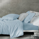 Mirabello Luisiana Downing Geometric Percale Duvet Cover with Pillowcases