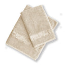 Towel and Guest Towel Set Carrara Fyber New Fyber Solid Color Terry