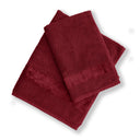 Towel and Guest Towel Set Carrara Fyber New Fyber Solid Color Terry