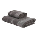 Trussardi Solid Color Ribbon Terry Towel Set