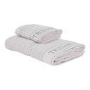 Trussardi Solid Color Ribbon Terry Towel Set