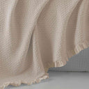 Grandecor Mirabello Arles Solid Color Cotton Plaid Sofa Cover Throw