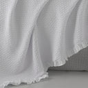 Grandecor Mirabello Arles Solid Color Cotton Plaid Sofa Cover Throw