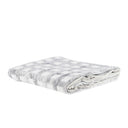 Carrara Silver squares Modern Terry Bath Towel