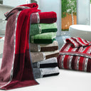 Modern Carrara Street Cotton Bath Towel