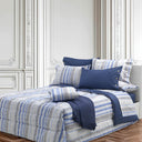Bellora Stripes Gold Geometric Percale Quilt