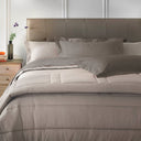 Mirabello Luisiana Solid Color Percale Quilted Comforter Luisiana