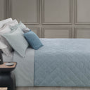 Trussardi Straw Geometric Jacquard Sateen Quilt