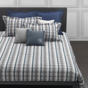 Trussardi Tartan Geometric Jacquard Sateen Quilt